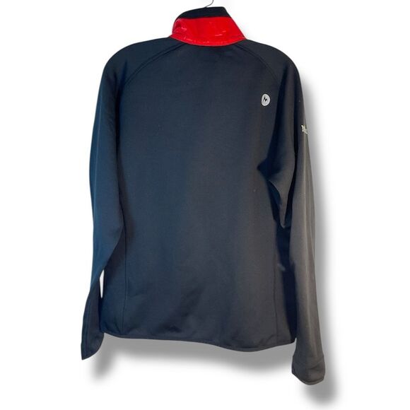 MARMOT MENS HYBRID COAT MEDIUM RED BLACK PUFFER LAYER quilted dfkw-1.31 - Picture 2 of 13